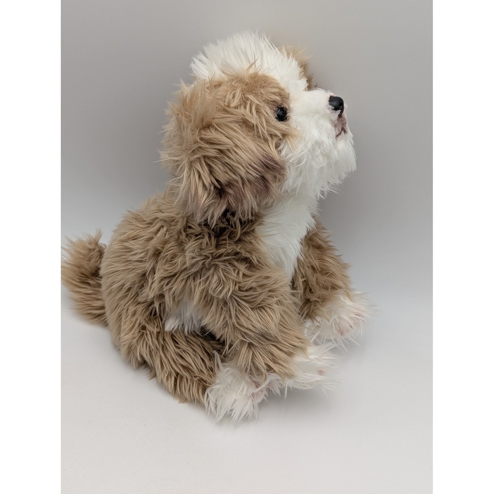 Bearington Murphy Maltipoo Plush Dog Puppy Tan White Shaggy 9 Inch - Picture 5 of 10